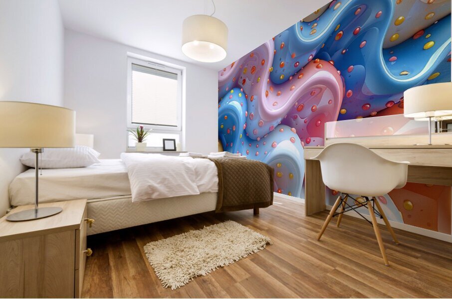 Fluid Abstract Mural print