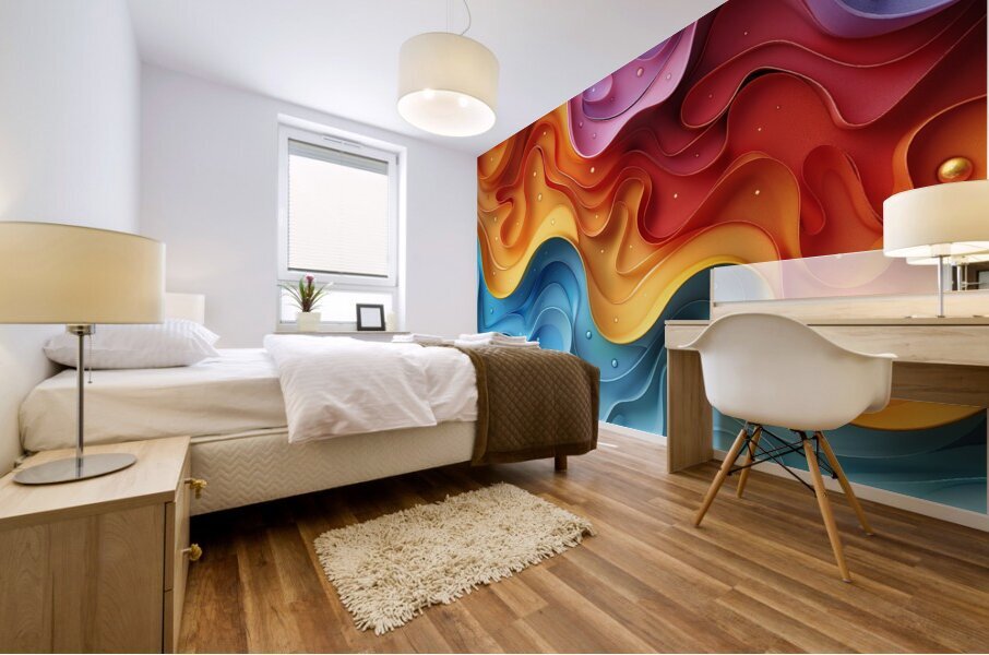 Abstract Wonder Mural print