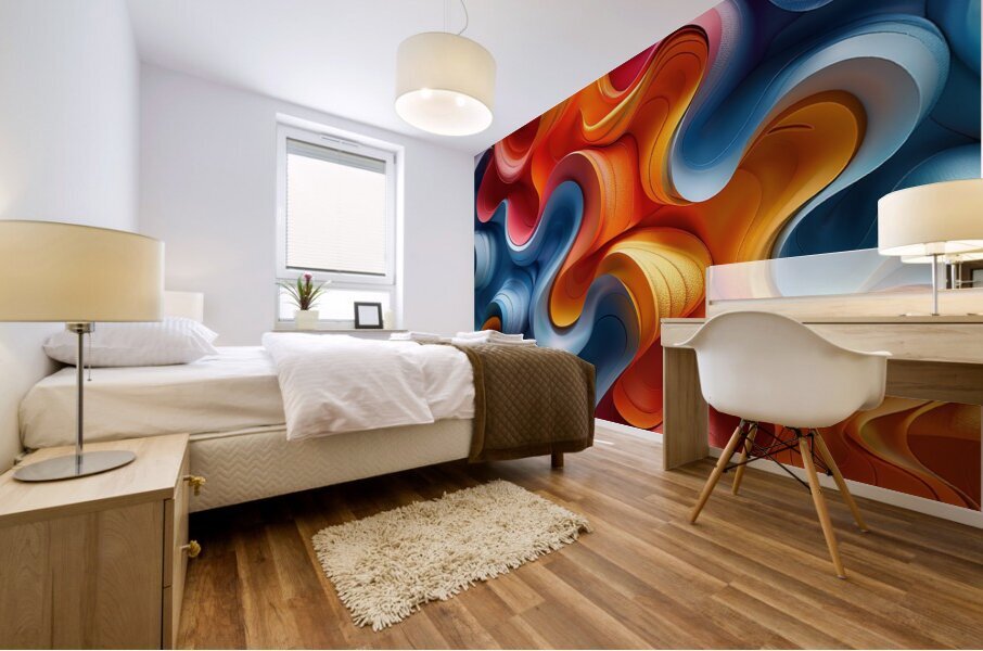 Abstract Universe Mural print