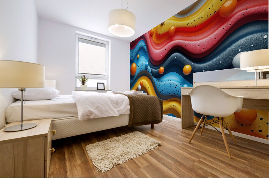 Abstract Realm Mural print