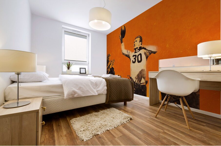 1944 chicago bears art  Mural print
