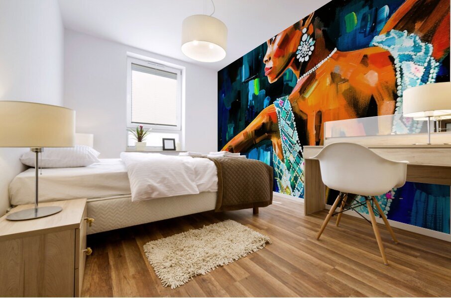 Just Cant Stop Dancing Mural print