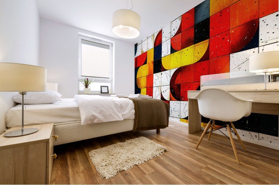 Hop Scotch Abstract Mural print