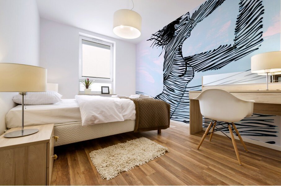 Oh The Dancing Mural print