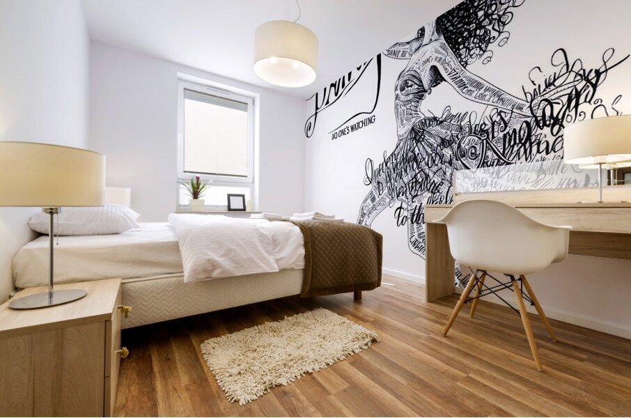 Just Dance With Me Mural print