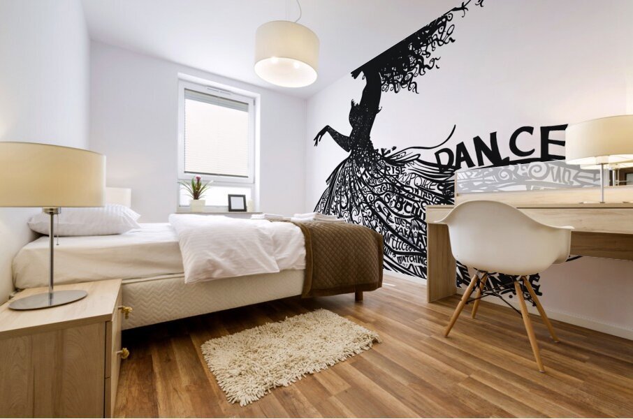 Dancin With Me - Dance Plus Mural print