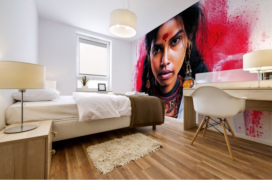 India Princess Mural print