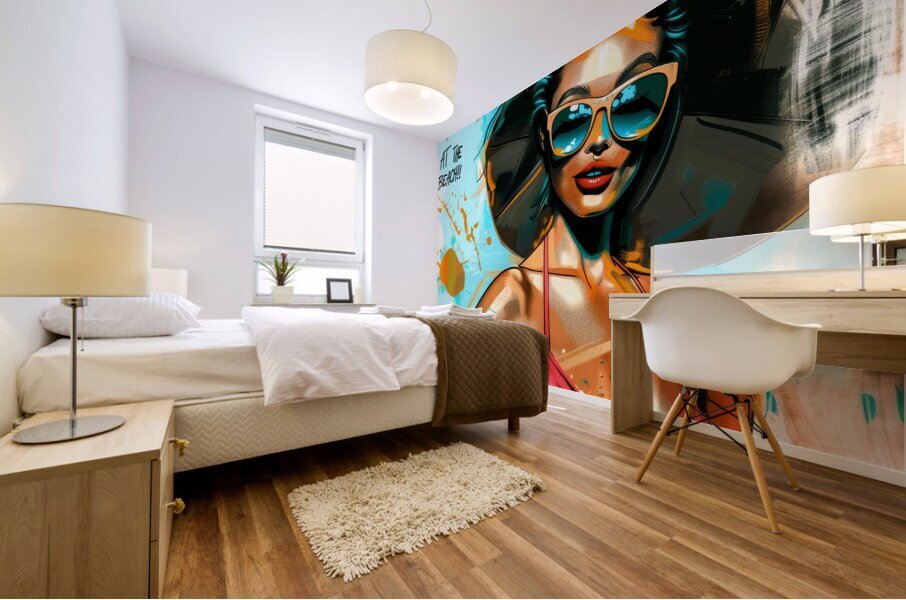 Meet Me At Our Spot Mural print