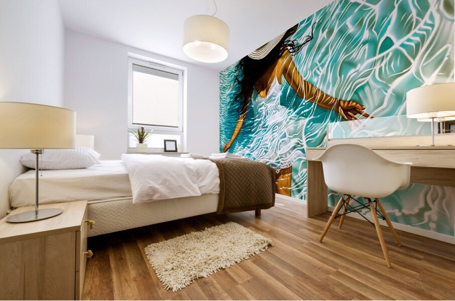 Chillaxing Mural print
