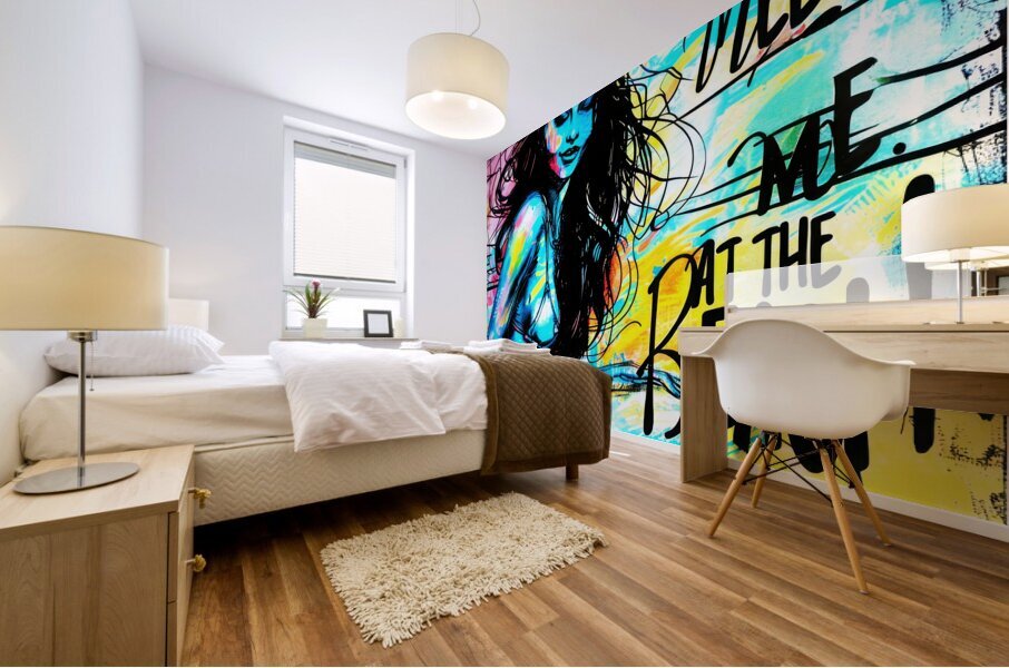 My Beachy Side Mural print