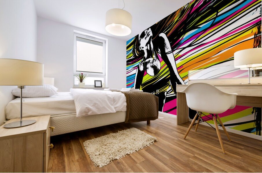 Beach Mural print