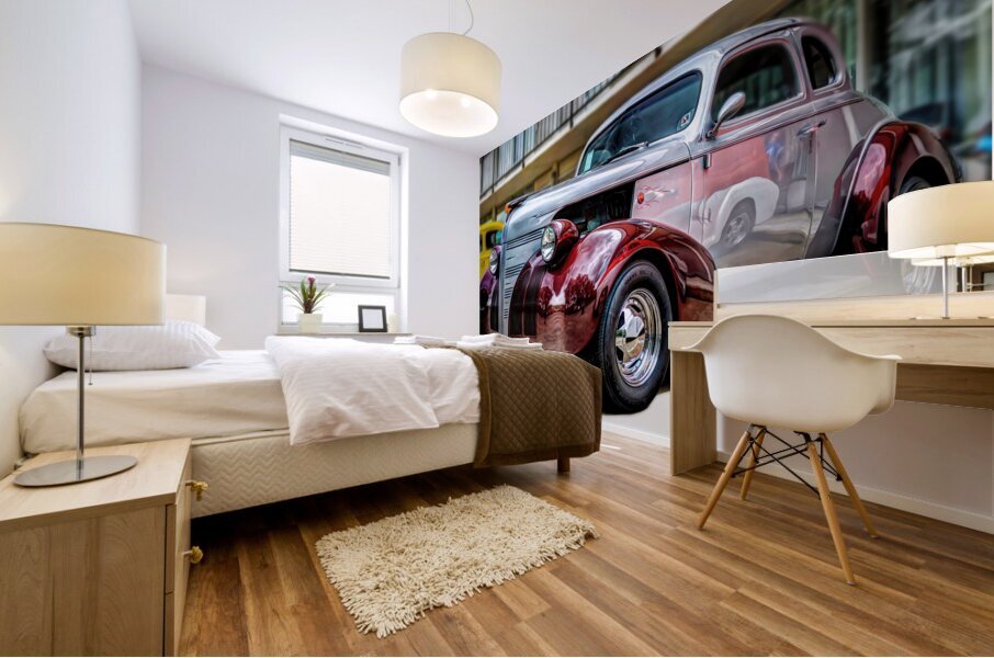 1939 PONTIAC CUSTOM COUPE  Mural print