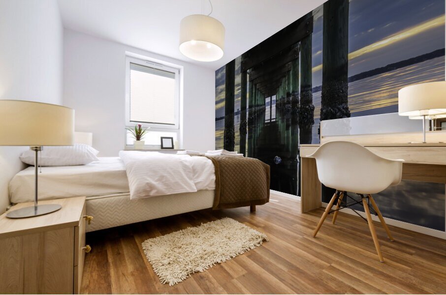 Mirror dock Mural print