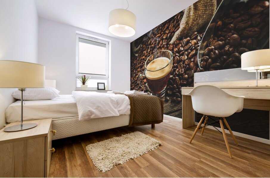 coffee background Mural print