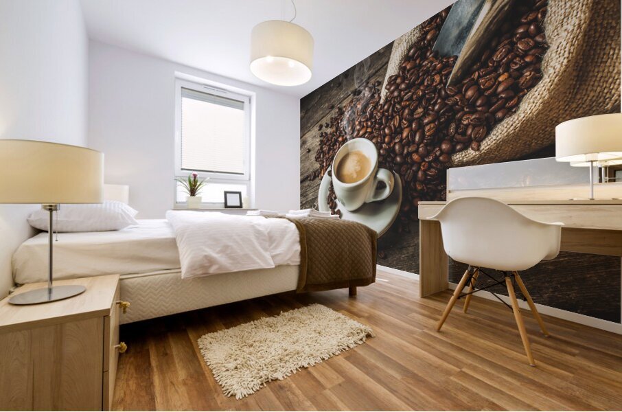 coffee background Mural print