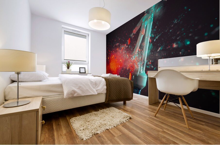 failure of energy Mural print
