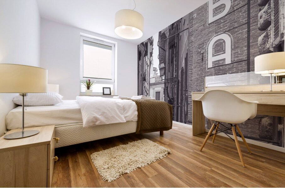 Narrow street Mural print