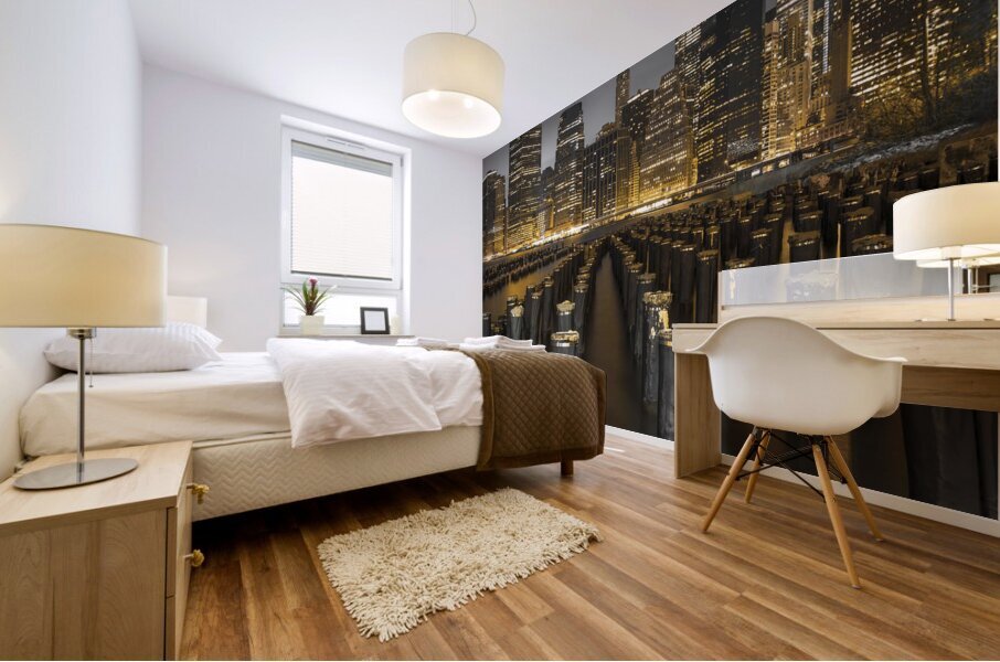 New York Skyline Mural print
