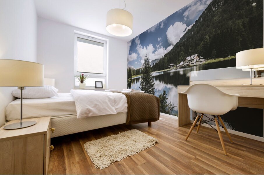 lake of nambino in italy Mural print