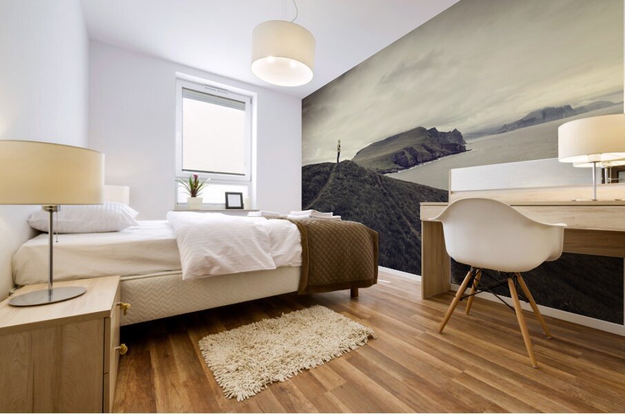 man in mykines Mural print