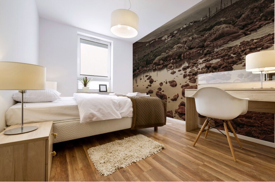beautifull landscape in faroe  Mural print
