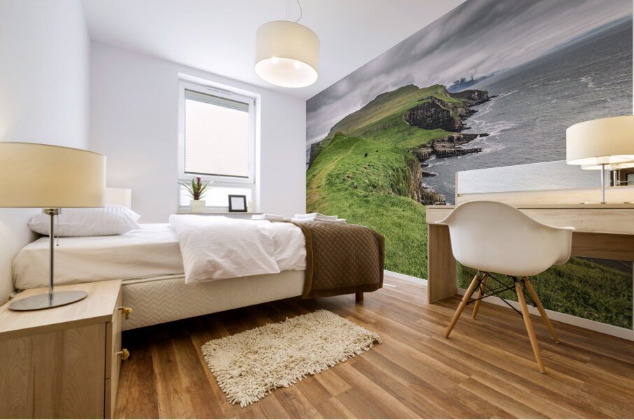 way to mykines Mural print