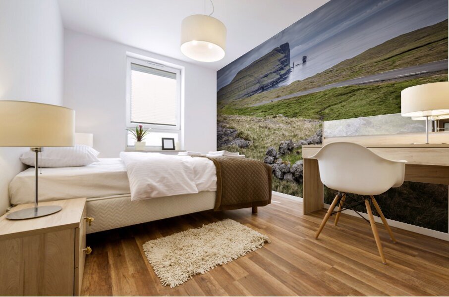 view of faroe islands Mural print