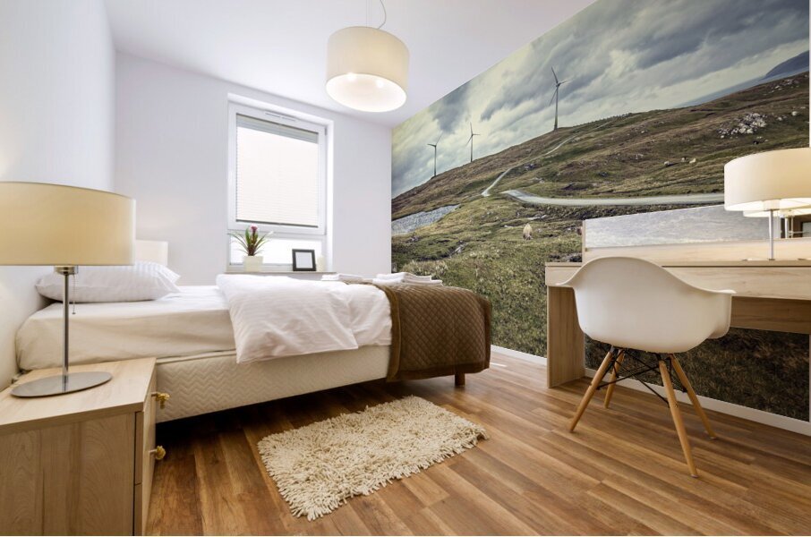 farm wind in faroe  Mural print