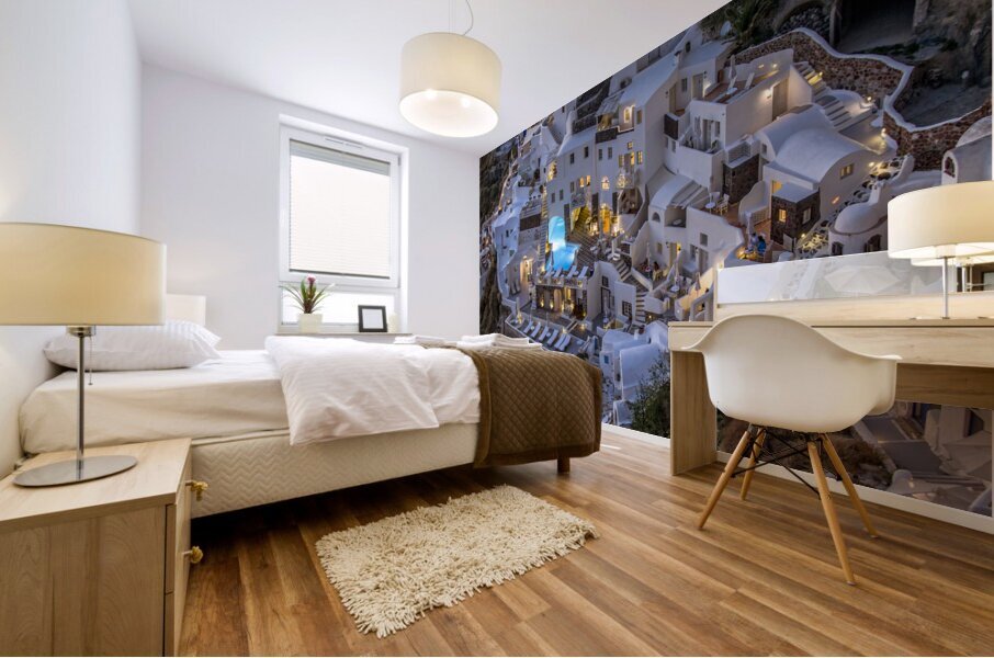 oia santorini greece Mural print