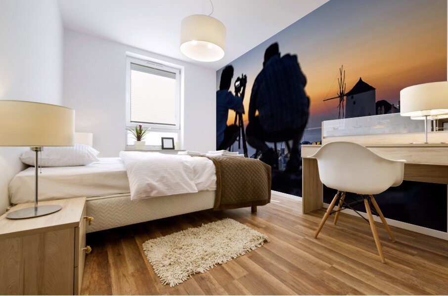 oia santorini greece Mural print
