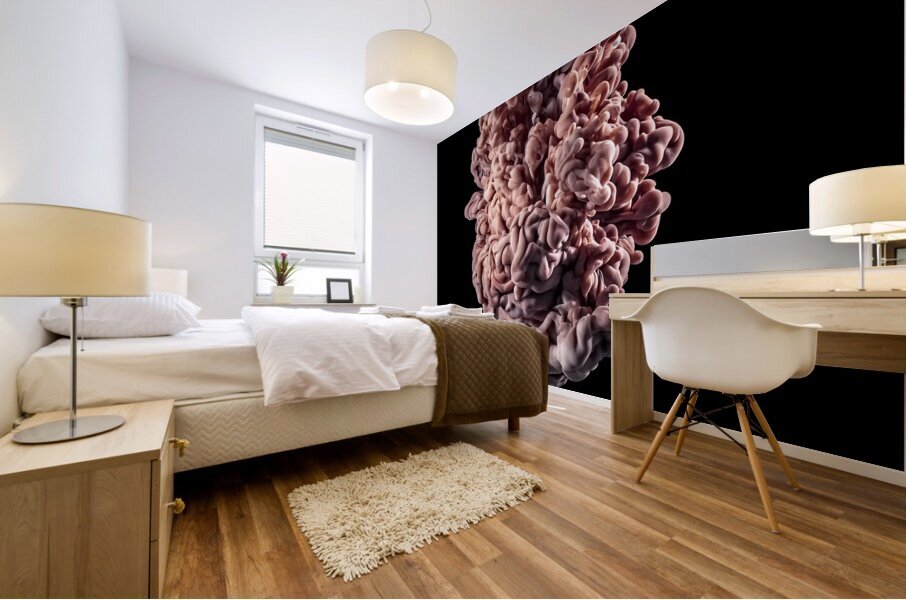 colours in water Mural print