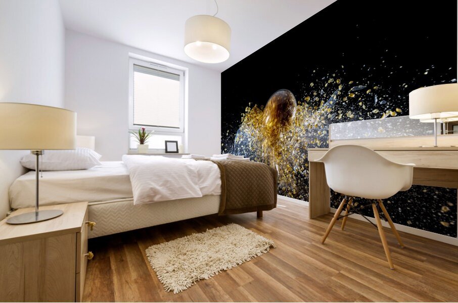 real explosion background Mural print