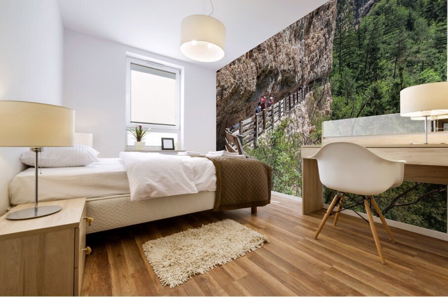 path to san romedio Mural print