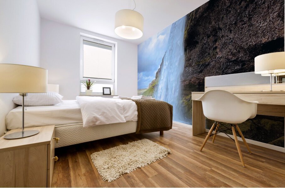 Selfoss Iceland Waterfalls  Mural print
