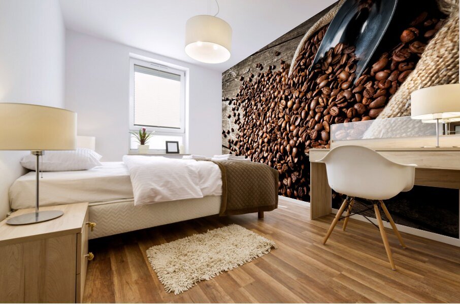 espresso and coffee grain Mural print