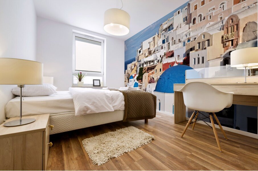 oai santorini view Mural print