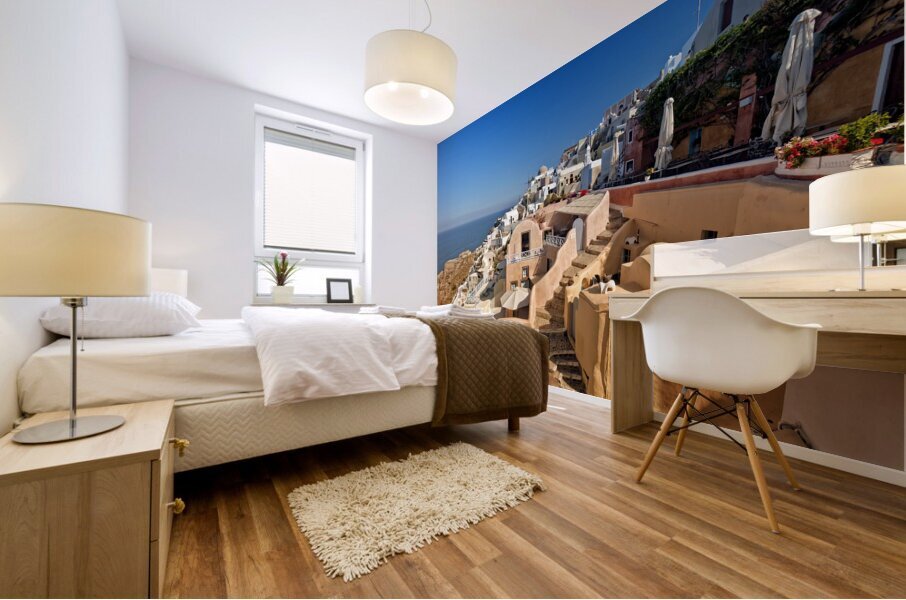 oai santorini view Mural print