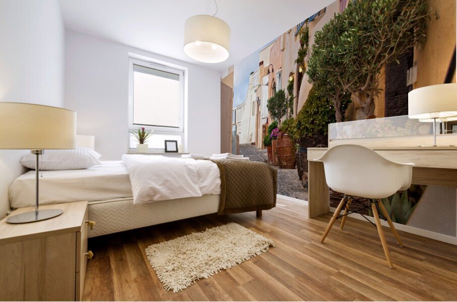 oai santorini view Mural print