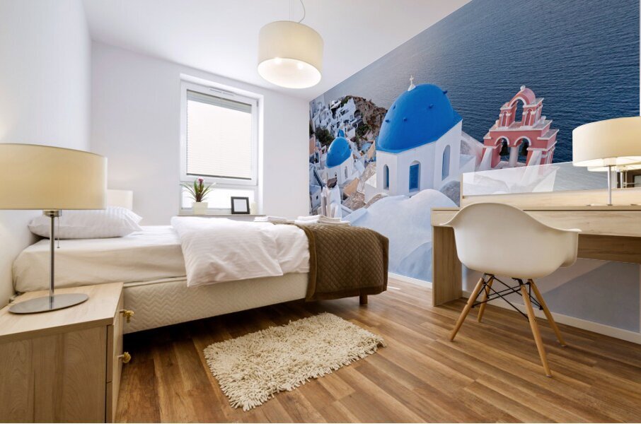 oai santorini view Mural print