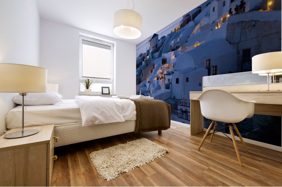 oai santorini view Mural print