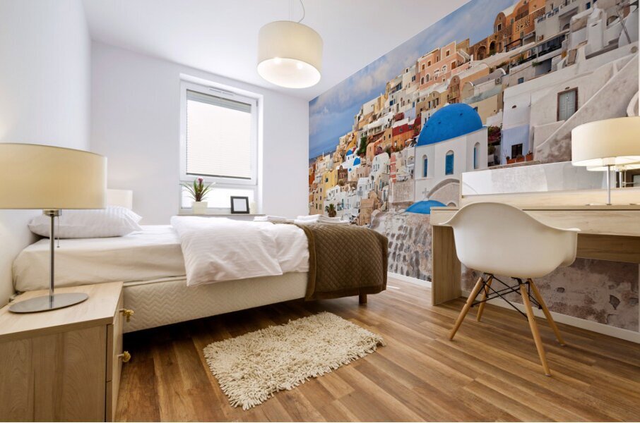 oai santorini view Mural print