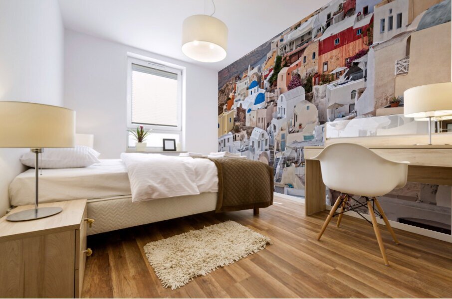 oai santorini view Mural print