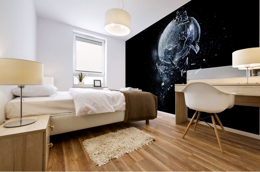 glass explosion Mural print