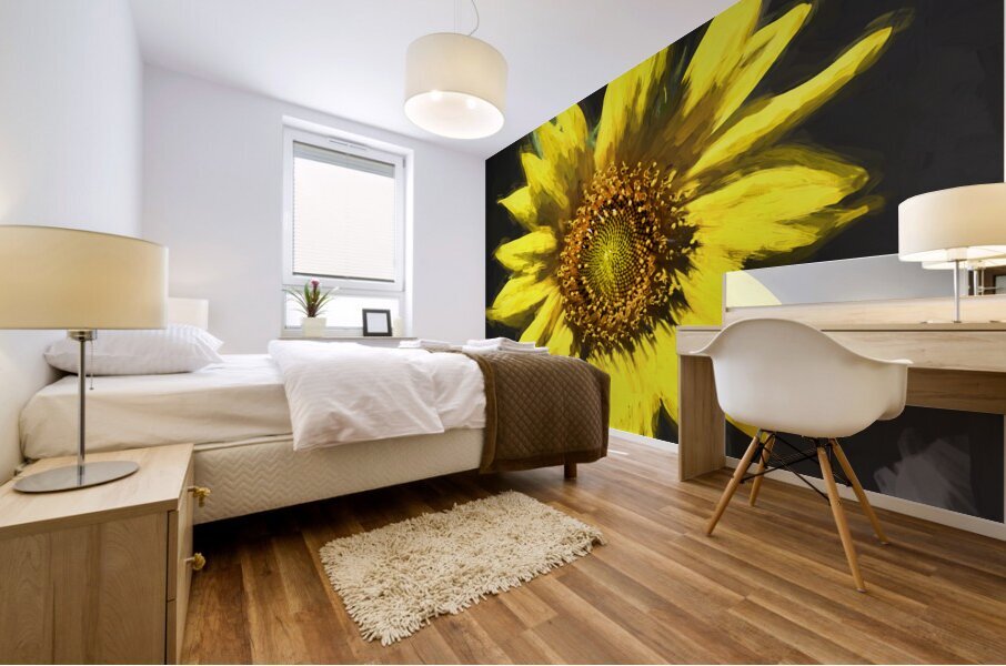 Sunflower Helianthus X123 Mural print