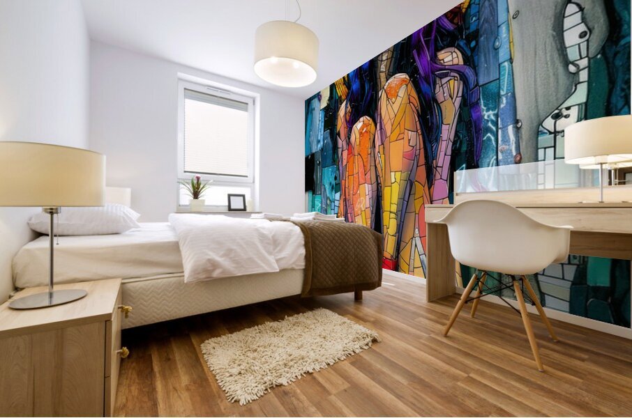 Sitting Pretty 5 Mural print