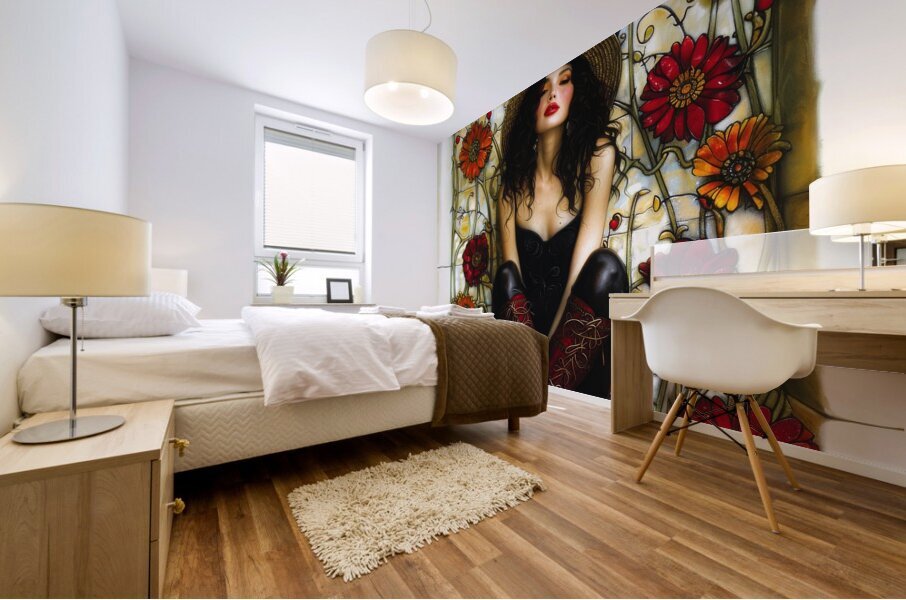 Sitting Pretty - Pretty On Purpose Mural print