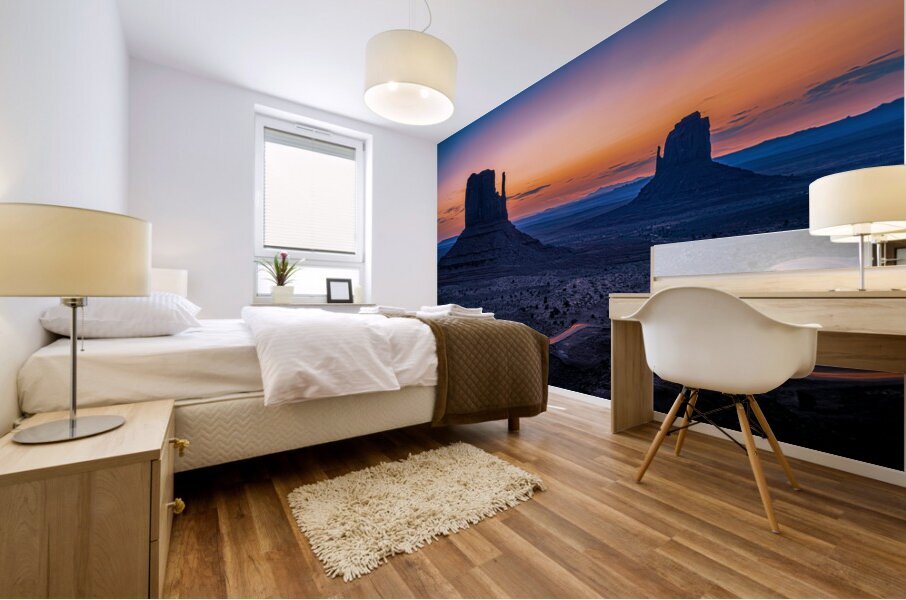 Mitten  Lights Mural print
