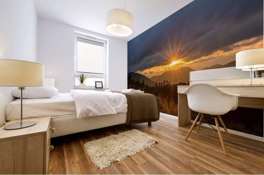 Kancamangus Sunrise Mural print