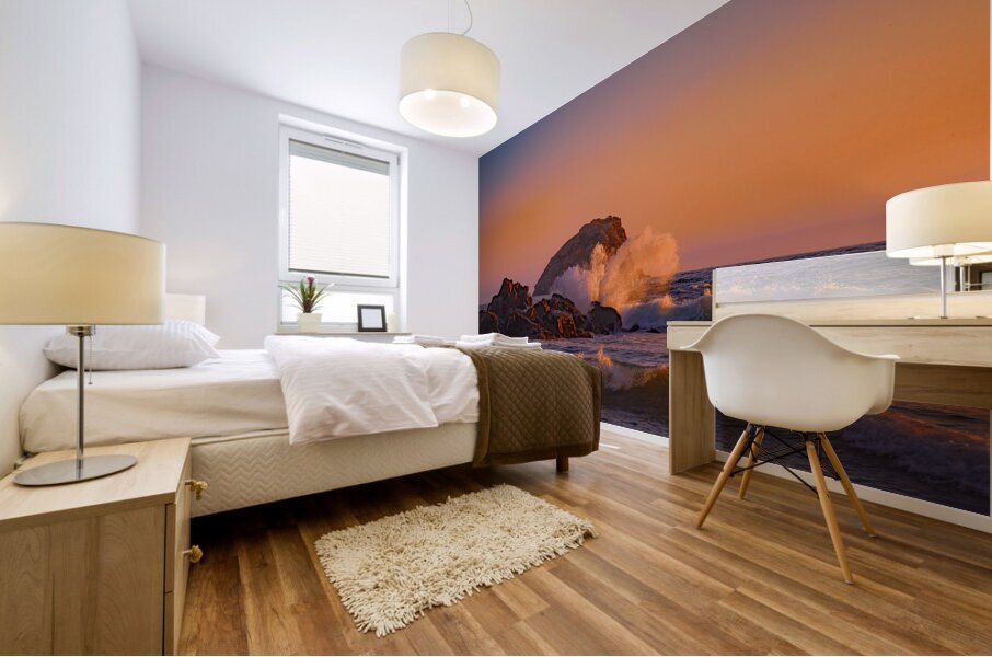 Crashing Waves Mural print