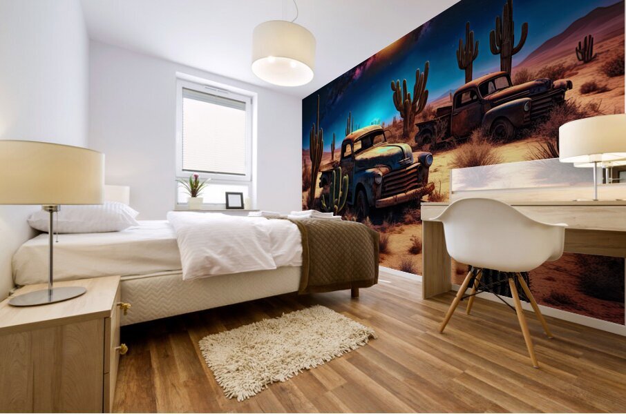 CELESTIAL CHEVYS Mural print